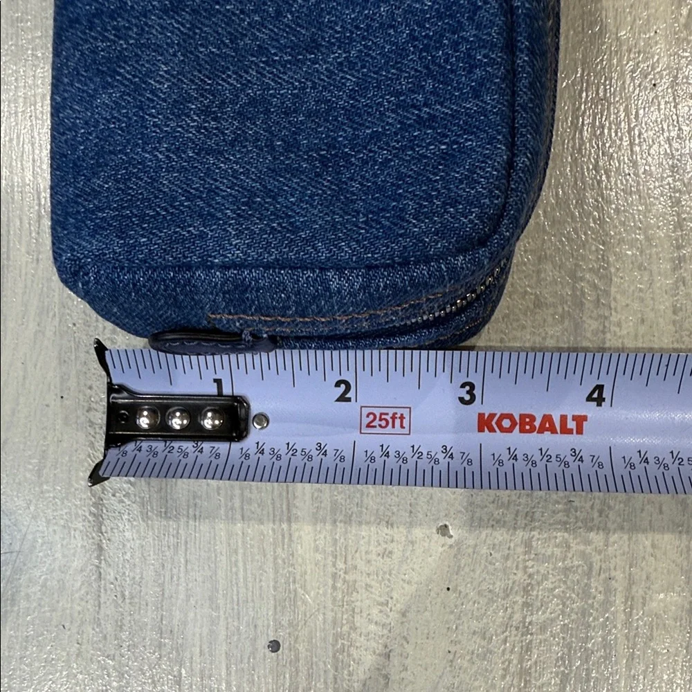 Coach Denim Blue Wristlet